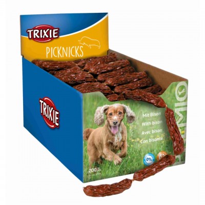Ласощі для собак Trixie PREMIO Picknicks Ласощі для собак сосиски 1,6 кг / 200 шт. (бізон) 2754