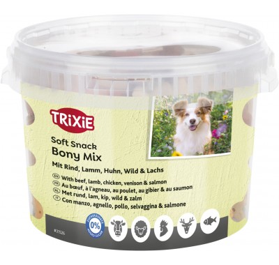 Ласощі для собак Trixie Soft Snack Bony Mix (мікс) 1,8 кг 31526