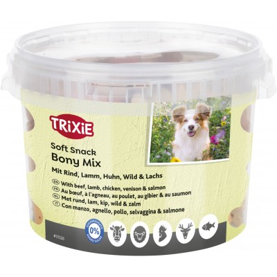 Ласощі для собак Trixie Soft Snack Bony Mix (мікс) 1,8 кг 31526