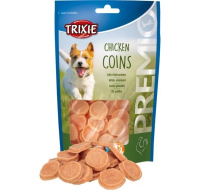 Ласощі для собак Trixie Premio Chicken Coins з куркою 100 г 31531