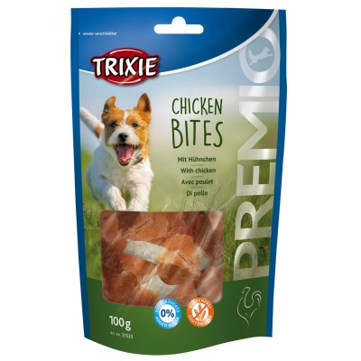 Ласощі для собак Trixie Chicken Bits Light курячі шматочки 100 г 31533