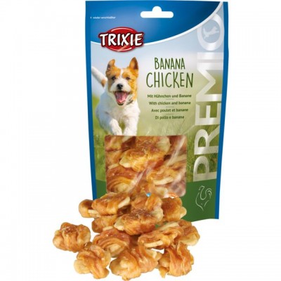 Ласощі для собак Trixie Premio Banana Chicken курка та банан 100 г 31582
