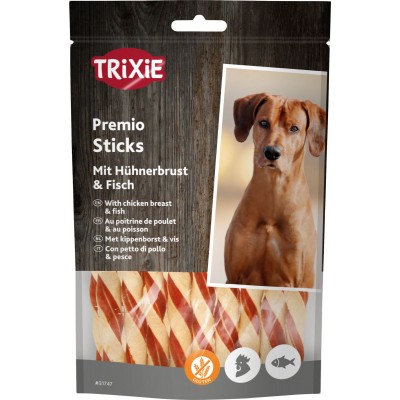 Ласощі для собак Trixie Premio Fish Chicken Sticks ласощі курка та риба 80 г 31747