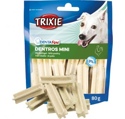 Ласощі для собак Trixie Dentros Mini ласощі для чищення зубів 60 г 31773