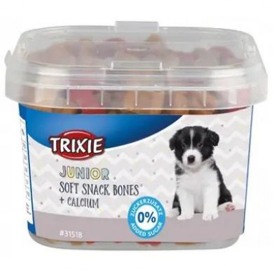 Ласощі для цуценят Trixie Junior Soft Snack Bones з кальцієм 140г 31518