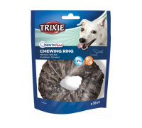 Ласощі для собак Trixie Кільце жувальне Denta Fun з рибою 10см/110г 31334