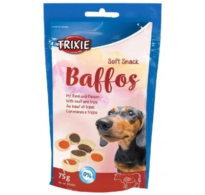 Ласощі для собак Trixie Soft Snack Baffos з яловичиною та рубцем 75 г 31494