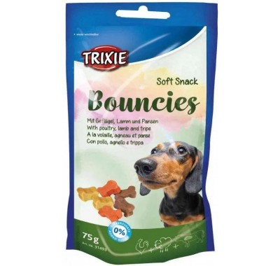 Лакомство для собак Trixie Soft Snack Bouncies с ягненком и птицей и рубцом 75 г 31493
