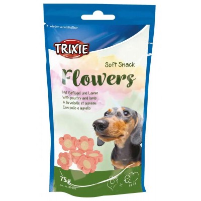 Ласощі для собак Trixie Soft Snack Flowers з ягнятком та куркою 75 г 31492