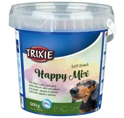 Лакомство для собак Trixie Soft Snack Happy Mix с курицей и ягненком 500 г 31495