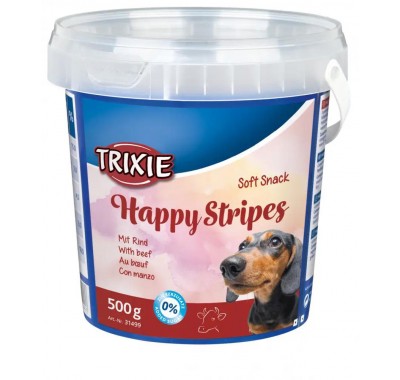 Ласощі для собак Trixie Soft Snack Happy Stripes з яловичиною 500 г 31499