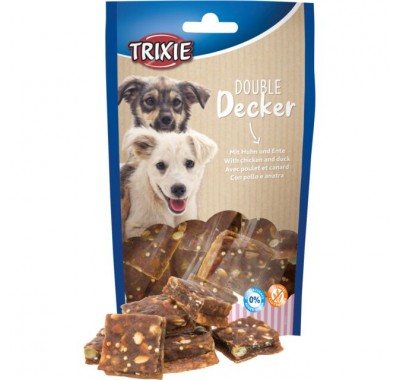 Ласощі для собак Trixie Double Decker з куркою та качкою 100г 31657