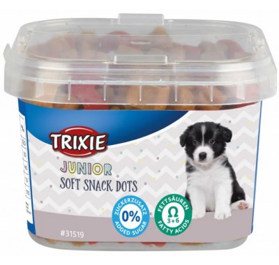 Лакомства для щенков Trixie Junior Soft Snack Dots с Омега-3 140г 31519