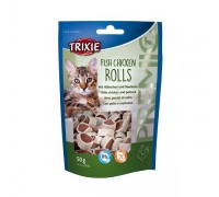 Ласощі для котів Trixie Premio Fish Chicken Rolls з куркою та рибою 50 г 42702