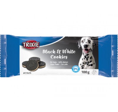 Ласощі для собак Trixie Печиво для собак Black & White Cookies 100г 31625
