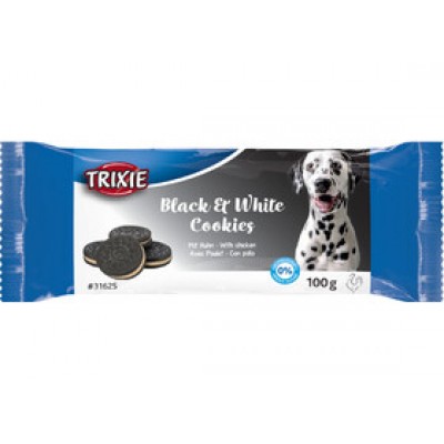 Ласощі для собак Trixie Печиво для собак Black & White Cookies 100г 31625