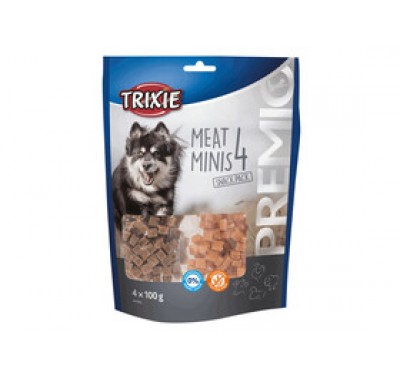 Ласощі для собак Trixie Premio 4 Meat Minis з куркою, качкою, яловичиною та бараниною 4x100г 31852