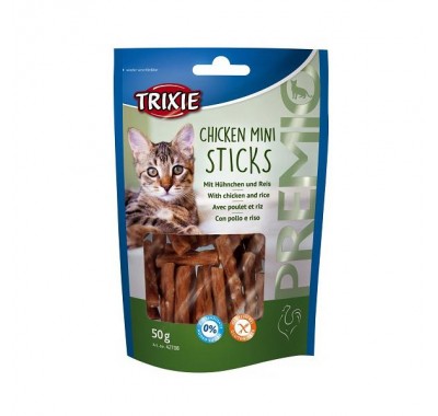 Лакомство для котов Trixie Premio Chicken Mini Sticks с курицей и рисом 50г 42708