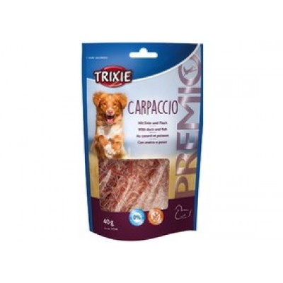 Ласощі для собак Trixie Premio Carpaccio качка/риба 40г 31548