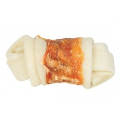 Ласощі для собак Trixie Кістка для чищення зубів з куркою DENTA Fun 5см/70гр (5шт) 31321