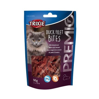 Ласощі для котів Trixie Premio Duck Filet Bites з качиною грудкою 50 г 42716