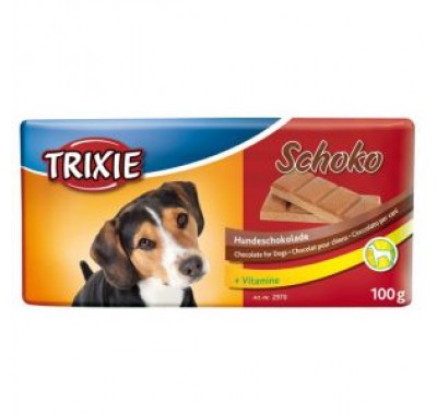 Лакомство для собак Trixie Шоколад молочный Schoko 100 гр 2970