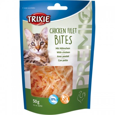 Ласощі для котів Trixie Premio Chicken Filet Bites філе куряче сушене 50г 42701
