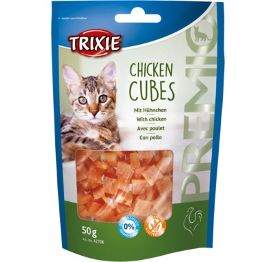 Ласощі для котів Trixie Premio Chicken Cubes курячі кубики 50г 42706