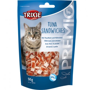 Ласощі для кішок Trixie Premio Tuna Sandwiches з тунцем 50г 42731