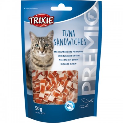 Ласощі для кішок Trixie Premio Tuna Sandwiches з тунцем 50г 42731