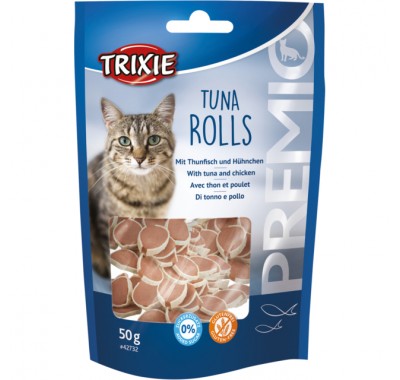 Ласощі для котів Trixie Premio Tuna Rolls з тунцем 50г 42732