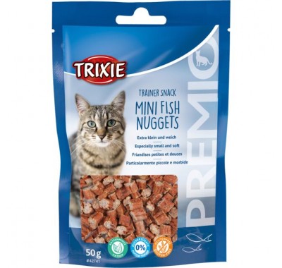 Ласощі для кішок Trixie Trainer Snack Mini Nuggets з тунцем та куркою 50г 42741
