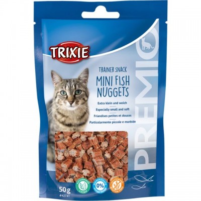 Ласощі для кішок Trixie Trainer Snack Mini Nuggets з тунцем та куркою 50г 42741