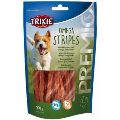 Ласощі для собак Trixie Premio Omega Stripes ласощі з куркою 100 г 31536