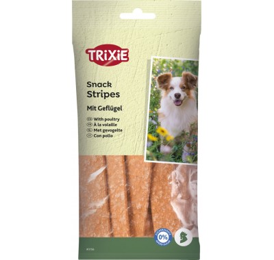 Ласощі для собак Trixie Stripes ласощі з ягнятком 100 г 3156
