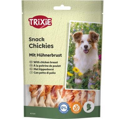 Ласощі для собак Trixie Premio Chickies ласощі з куркою та кальцієм 100 г 31591