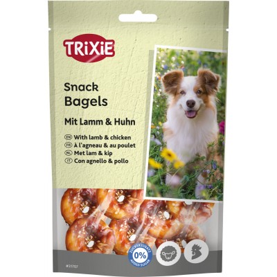 Ласощі для собак Trixie Premio Lamb Chicken Bagles бублики з ягнятком та куркою 100 г 31707