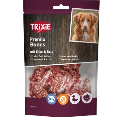 Ласощі для собак Trixie Premio Rice Duck Bones ласощі з качкою та рисом 80 г 31742