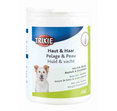 Вітаміни для собак Trixie Hair & Skin для вовни та шкіри 220г 25823