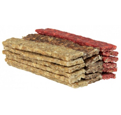 Ласощі для собак Trixie Пластини жувальні Munchy Chewing Bars мікс 12см/100шт 2623