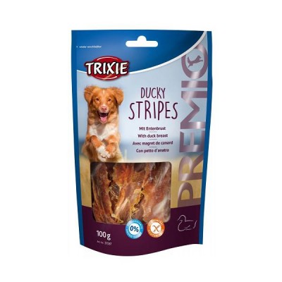 Ласощі для собак Trixie Premio Ducky Stripes ласощі з качкою 100 г 31537
