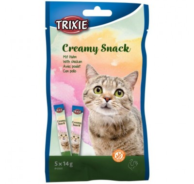 Лакомство для кошек Trixie Creamy Snacks с курицей 5х14г 42681