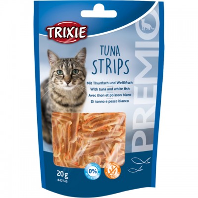 Ласощі для кішок Trixie Premio Tuna Strips смужки тунця 20г 42746