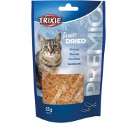 Ласощі для кішок Trixie Premio Freeze Dried Shrimps Креветки сушені 25г 42755