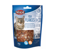 Рибні пластівці для котів Trixie PREMIO лососем та куркою 50г 42757