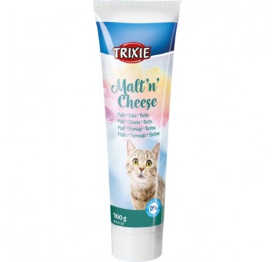 Trixie Паста Malt`n`Cheese шерстевыводящая 100г 42738