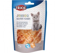 Ласощі для кошенят Trixie Junior Salmon Clouds з лососем та куркою 40г 42754