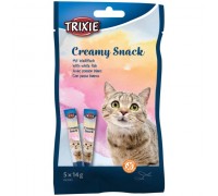 Ласощі для кішок Trixie Creamy Snack White Fish з білою рибою 5х14г 42683