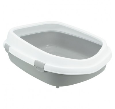 Туалет для кішок Trixie Primo XXL з рамкою 56х25х71см, сірий 40174