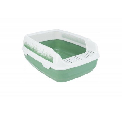 Туалет для кішок Trixie Delio Green з рамкою 38х50х20см, 40398